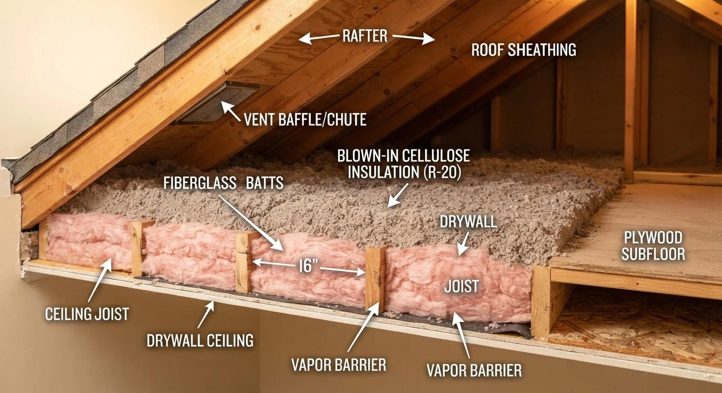 Attic Insulation Explained: Types, R-Values, and Where Each One Makes Sense