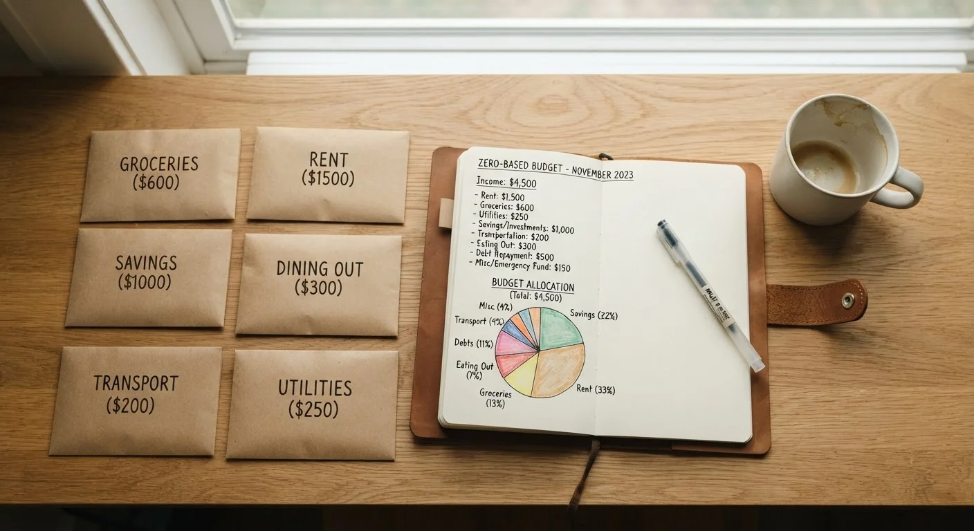 Budgeting Approaches Compared: Envelope, Zero-Based, and Percentage Methods